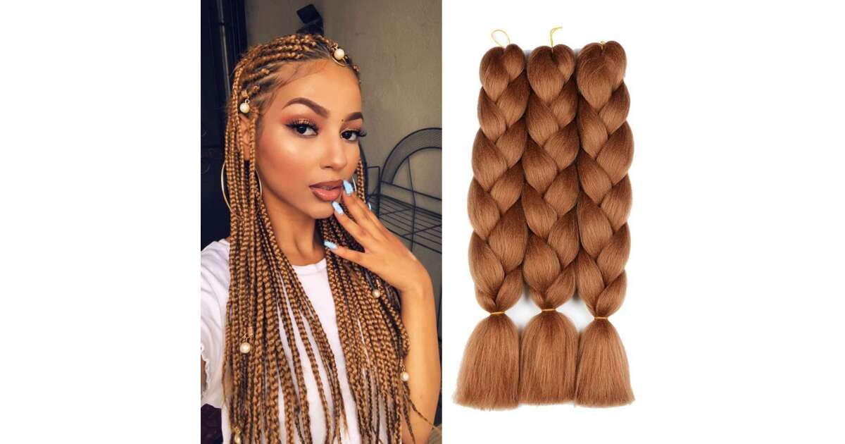 Jumbo Braid Kanekalon p thaj Afro s Holland Fon shoz 120cm 100g