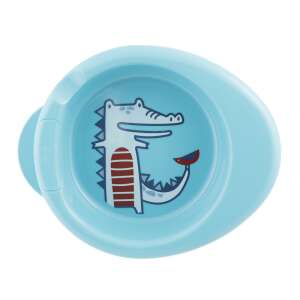 Chicco Warmy Plate baby plate with crocodile design, blue - Feeding