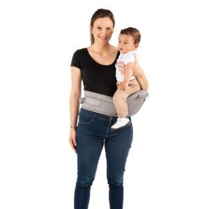 Chicco Hip Seat baby carrier in use, parent carrying child - Baby Carrier