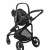 Maxi-Cosi Plaza+ stroller with car seat, black