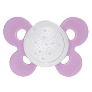 Chicco Physio Comfort silicone pacifier with glow-in-the-dark star design, purple - Babies & Toddler