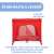 Chicco Open Box Playpen, red playpen with a zippered opening, allowing the baby to move freely