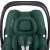 Close-up of Maxi-Cosi CabrioFix i-Size infant car seat in green
