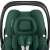 Close-up of Maxi-Cosi CabrioFix i-Size infant car seat headrest in green
