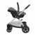 Maxi-Cosi CabrioFix i-Size car seat on stroller frame