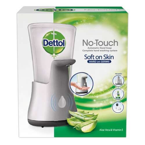 Dispenser sapun lichid cu rezerva Aloe Vera Dettol No-Touch 250 ml