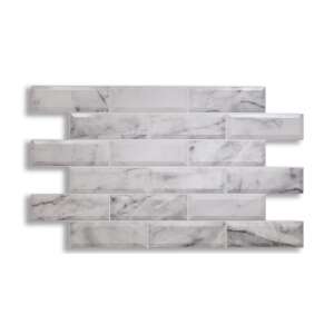 3D PVC falpanel Tile Marble, 60 cm magas, 63921323 