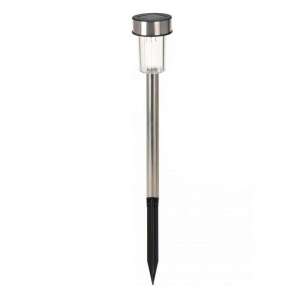 Progarden stainless steel solar garden light, silver, 8 x 37 cm - ProGarden