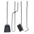 Kaminer PK008 5-in-1 Stand with Tool Accessories for Fireplaces, Stoves, and Ovens 76015339