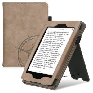 Калъф за Kindle Paperwhite 7, еко кожа, кафяв, kwmobile, 56268.01 131481051 - Технически статии и електроника