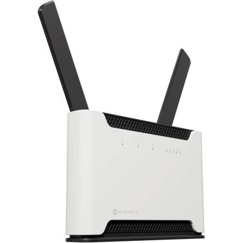 Router MikroTik Chateau LTE6 ax Wi-Fi 6, alb, vedere din unghi