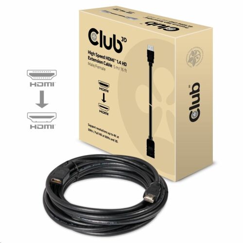 Cablu prelungitor HDMI 1.4 Club3D 5m cu ambalaj