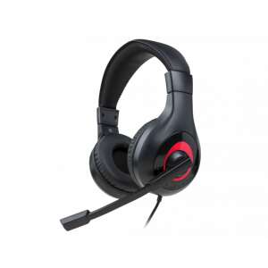 BigBen Stereo Gaming HS Nintendo Switch schwarzes Gamer-Headset, schräge Ansicht - Bigben Interactive