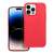 Red silicone case for iPhone 14 Pro Max, Forcell Soft brand