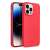 Red silicone case for iPhone 14 Pro Max, Forcell Soft brand