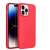 Red silicone case for iPhone 14 Pro Max, Forcell Soft brand