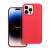 Red silicone case for iPhone 14 Pro Max, Forcell Soft brand