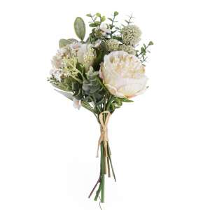 Bazsarózsa selyemvirág csokor, 37cm magas, 19cm széles 64117835 