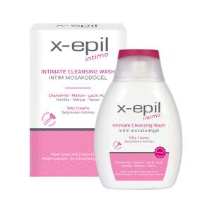 X-Epil Intimo Intimate Cleansing Wash, 250ml, sanft, pH-ausgeglichen, Kamillen- und Malvenextrakt, seidig cremig, für die intime Hygiene - Intime Wäsche