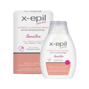 X-Epil Intimo Sensitive Intimwaschgel, 250ml Flasche, für empfindliche Haut, mit Aloe Vera, Allantoin und Milchsäure - Intime Wäsche
