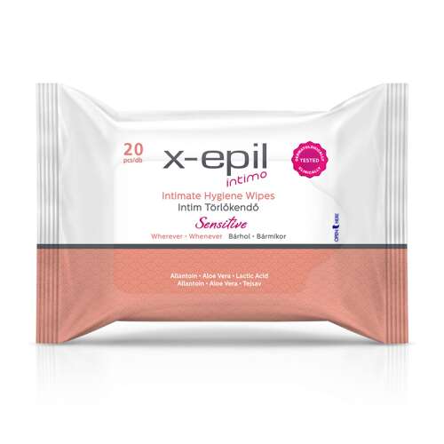 X-Epil Intimo Sensitive Intim-Feuchttücher, 20 Stück