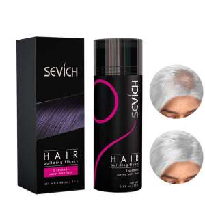 Hajépítő szálak, ritkás hajhoz, hajhiány miatt, alopecia, Sevich, fehér, 25g 68565154 - Szépség & Egészség