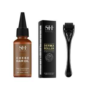 Sevich Beard and Hair Growth Kit, CHEBE Oil, Dermaroller, 30ml