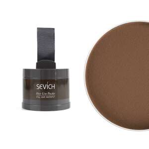 SEVICH Pudră pentru linia părului, maro mediu, 4g, pudră pentru păr, umplutură pentru păr, volumizator de păr - Vopsele de păr