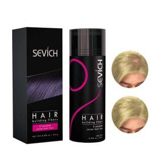 Sevich Hair Building Fibers, for Thinning Hair, Hair Loss, Alopecia, Light Blonde, 25g