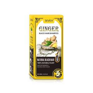 Sevich Ginger Fast-Acting Hair Dye Shampoo, Natural Black, 500ml