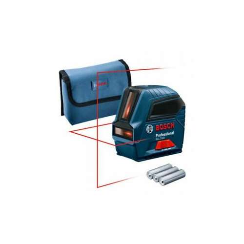 Bosch GLL 2-10 Professional laser level with carrying case and batteries