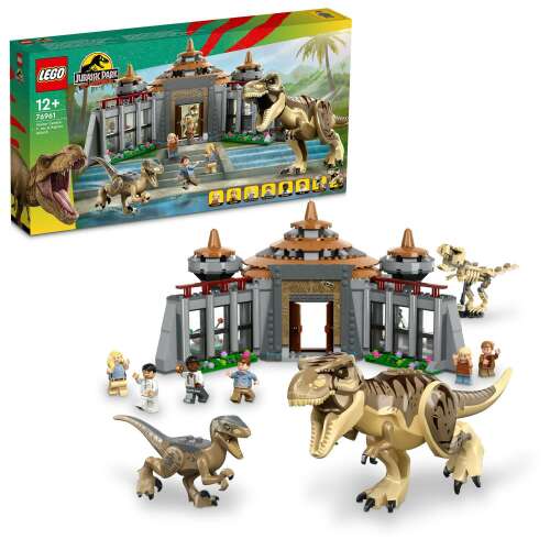 LEGO® Jurassic World Látogatóközpont: T-Rex és raptortámadás 76961