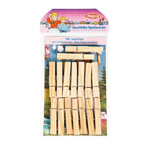 Heless wooden clothespins for doll clothes, set of 20 - Toy
