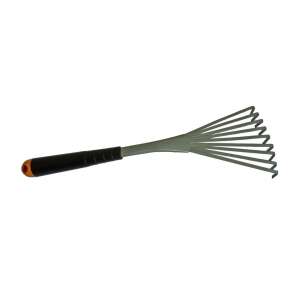 Fém kézi gereblye, 38,5 cm, kerttisztításhoz - Kézi kerti szerszám