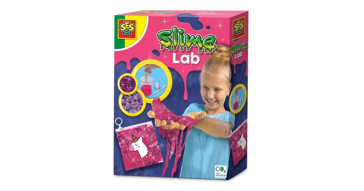 Laborator de slime pentru copii, SES, Slime Unicorn, Multicolor 85027296