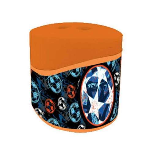 Must... Doppelspitzer mit Ballmuster - Blau und Orange - 1 Spitzer