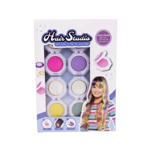 Hair Studio Haarkreide-Set, 6 Farben, temporäre Haarfarbe, füge Farbe und Flair zu deinem Haar hinzu - Haarkreide