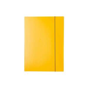 Sárga Esselte Economy A4 gumis mappa fekete gumiszalaggal - Irattartó mappa