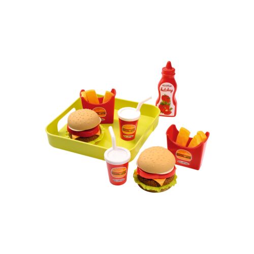 Ecoiffier hamburger szett 155427304 - Ecoiffier