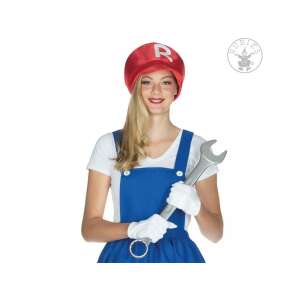 Rotes Mario-Hut-Kostüm für Erwachsene - Schutzausrüstung