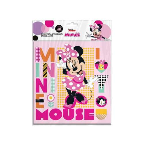Disney: Minnie egér 12 oldalas 50db-os matrica album