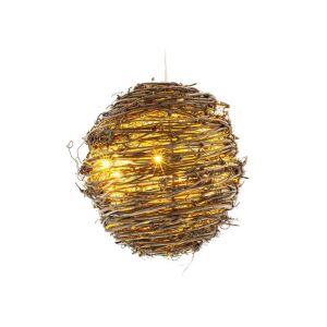 Retlux RXL 240 Rattan Deko-Ball - 30cm - Warmweiß LED, beleuchtet - Retlux