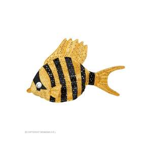 Flitteres halas sapka, narancssárga / fekete 64139536 - Widmann