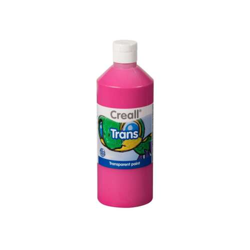 Creall Trans Átlátszó rózsaszín festék, 500 ml - Hobby festék
