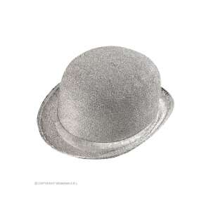 Ezüstszínű keménykalap, jelmezkalap, partikalap - Widmann