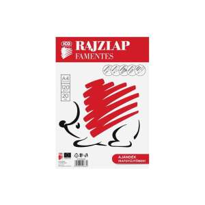 ICO Famentes A4 Zeichenpapier, 20 Blatt, 120 g/m², mit kostenlosem Ordner - ICO