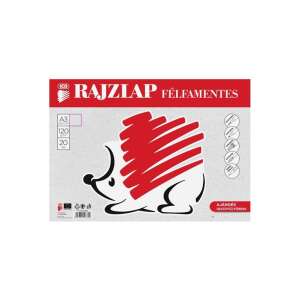 ICO A3 Zeichenpapier, halbseitig, 20 Blatt, Zeichenpapier Packung - ICO