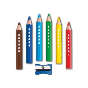Set creioane colorate Miffy de 6 bucăți, cu ascuțitor - Creioane colorate