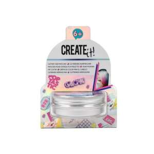 Canenco Create It! Glitter Haarmascara, temporäre Haarfarbe, silberner Glitter, für Kinder, 6+ - Haarkreide