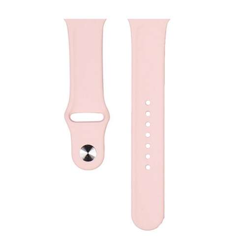 Rózsaszín szilikon sport szíj Apple Watch Series 9 45mm, Apple Watch Series 3 42mm és Apple Watch Series 2 42mm órákhoz
